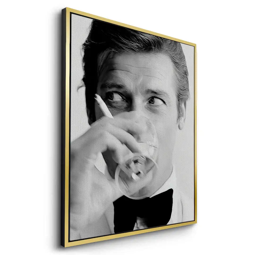 Roger Moore Whiskey - Canvas - Jasmineart.ae