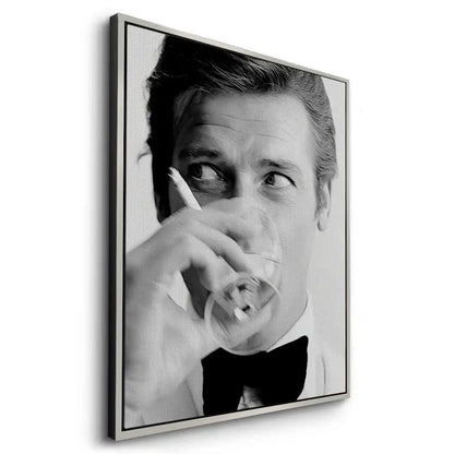 Roger Moore Whiskey - Canvas
