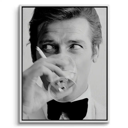 Roger Moore Whiskey - Canvas