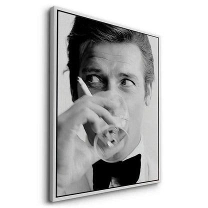 Roger Moore Whiskey - Canvas
