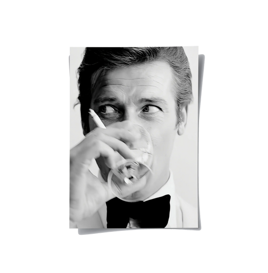 Roger Moore Whiskey - Poster
