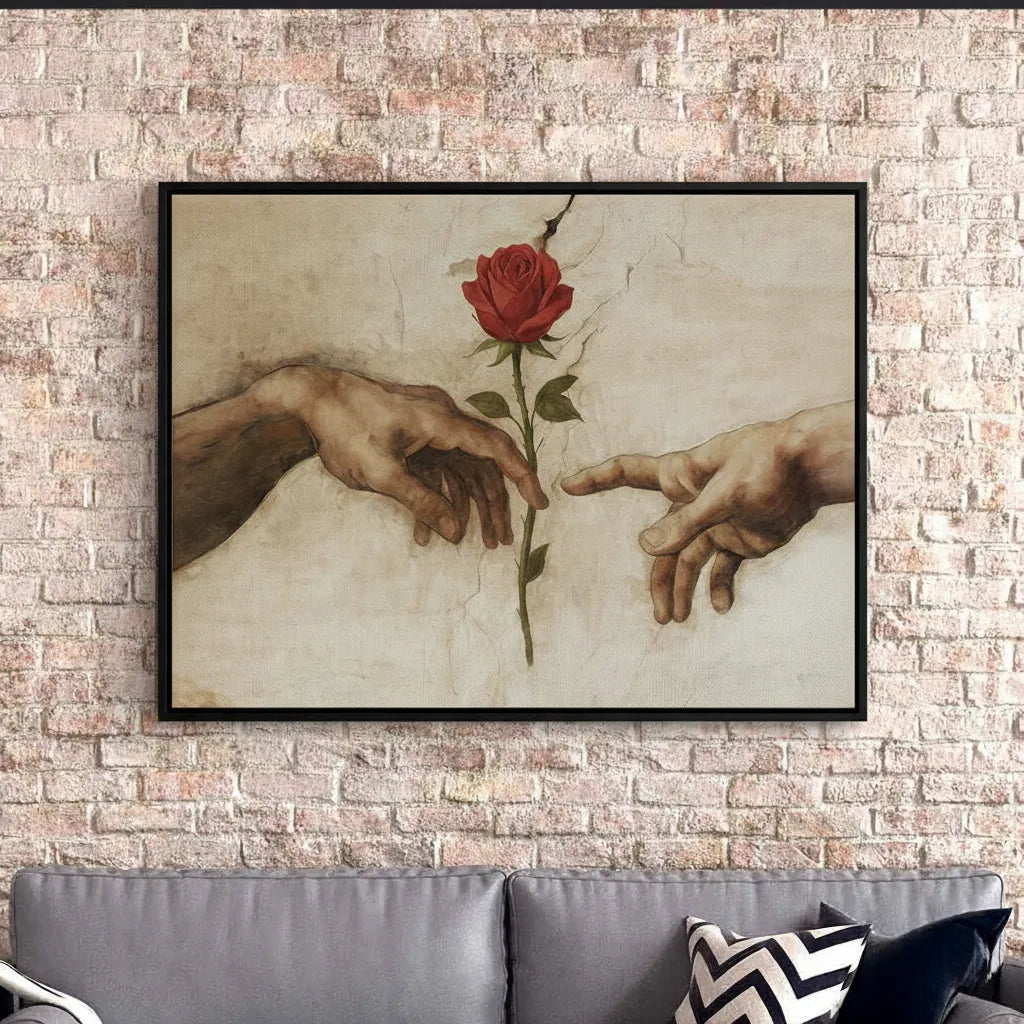 The Creation of Adam - Canvas - Jasmineart.ae