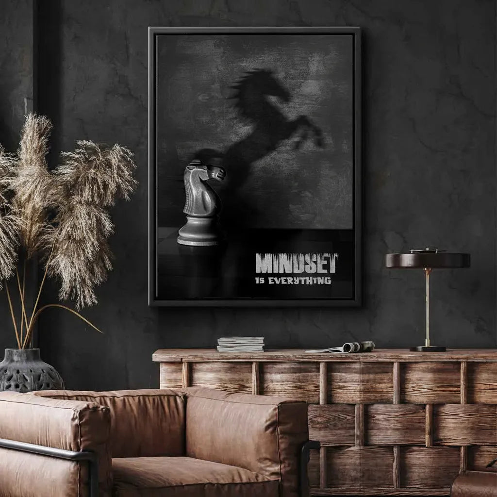 Mindset is everything - Canvas - Jasmineart.ae