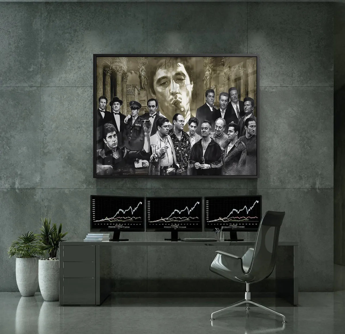 The Mafia Legends - Acrylic - Jasmineart.ae