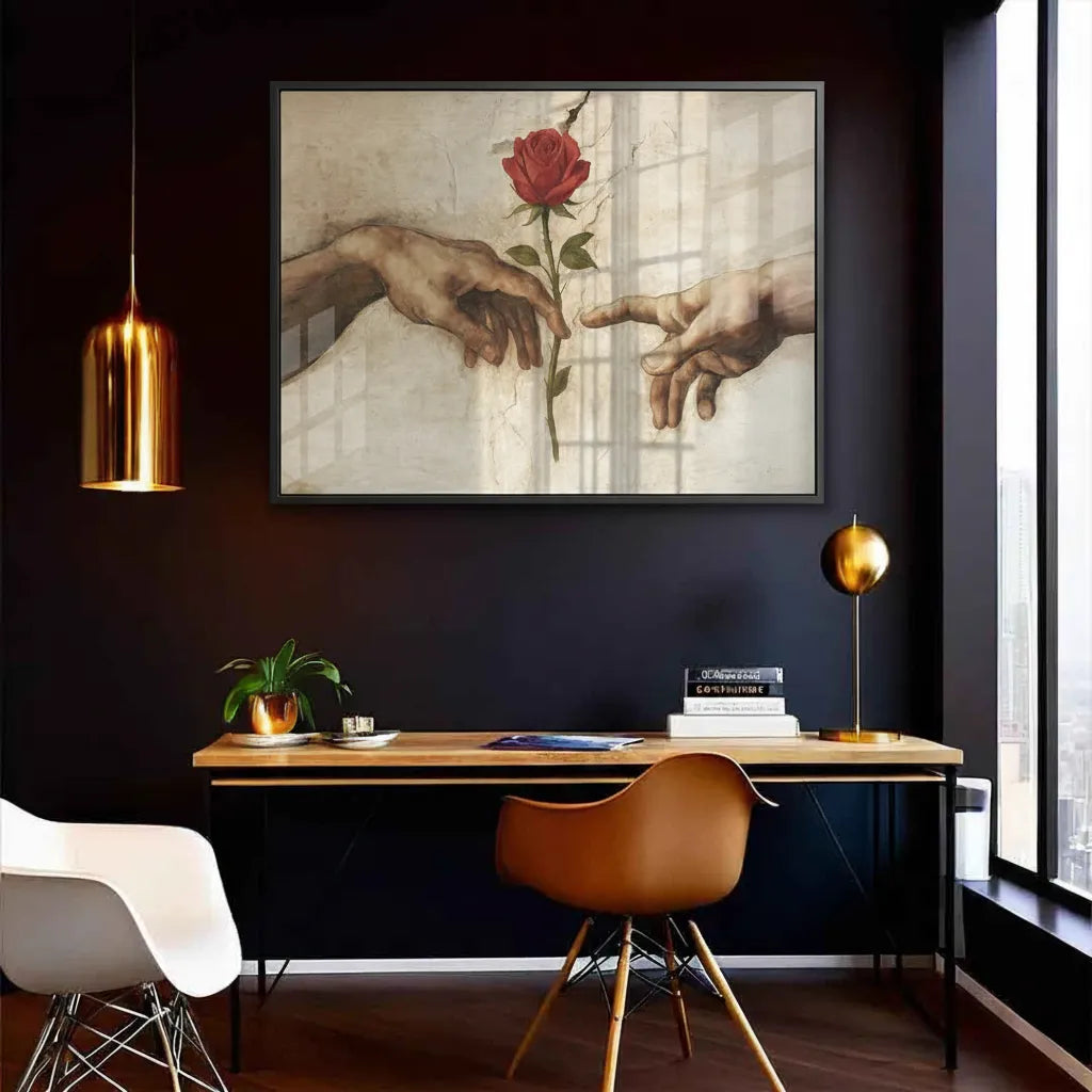 2The Creation of Adam - Acrylic