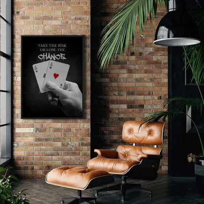 Take the Risk or Lose the Chance - Canvas