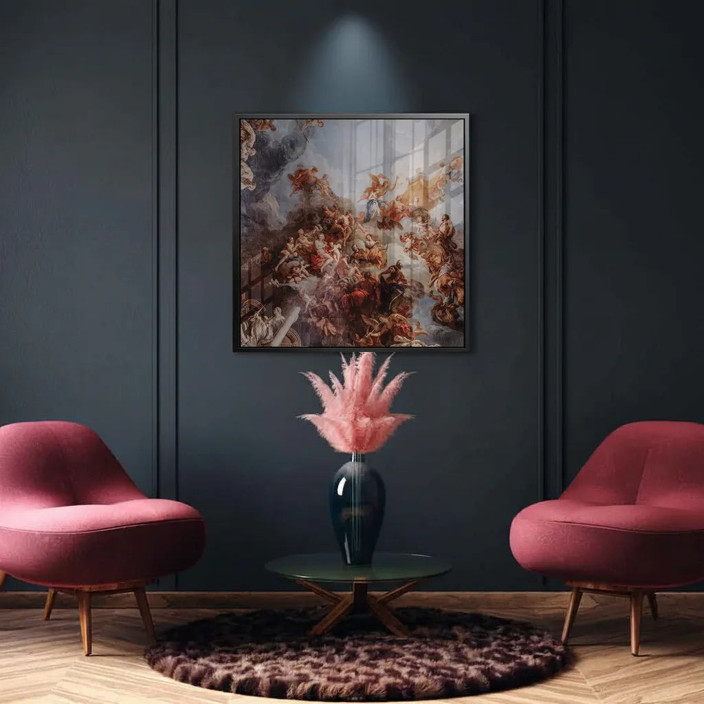 The Rococo Ceiling - Acrylic - Jasmineart.ae