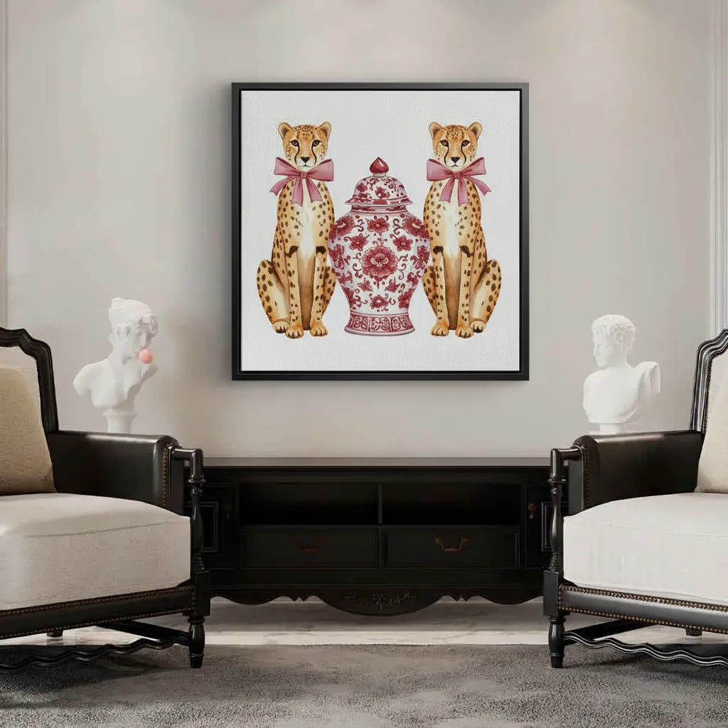 Ginger Jar Guards - Canvas - Jasmineart.ae