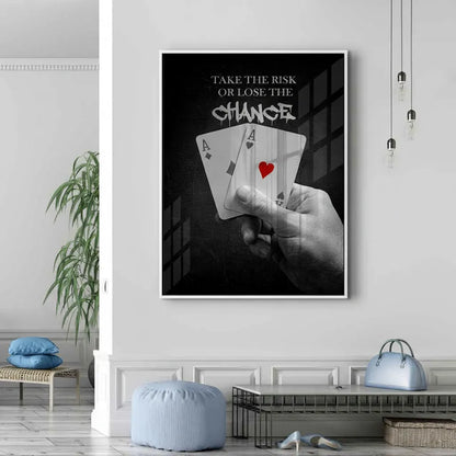 Take the Risk or Lose the Chance - Fine Art
