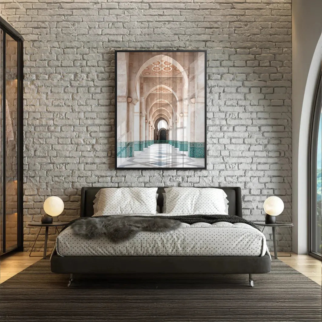 Hassan II Mosque - Fine Art - Jasmineart.ae