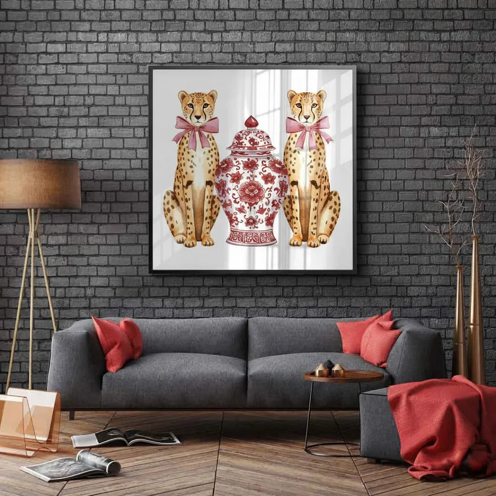 Ginger Jar Guards - Fine Art - Jasmineart.ae