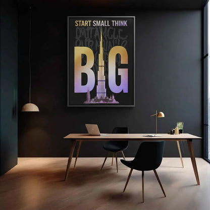 Strat Small think Big - Canvas