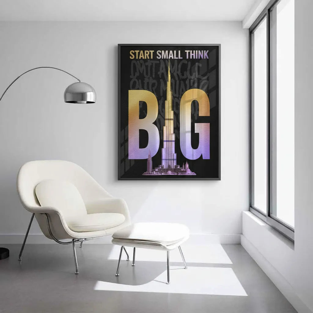 2Strat Small think Big - Acrylic