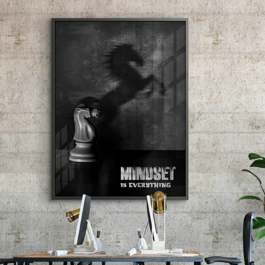 Mindset is everything - Acrylic - Jasmineart.ae