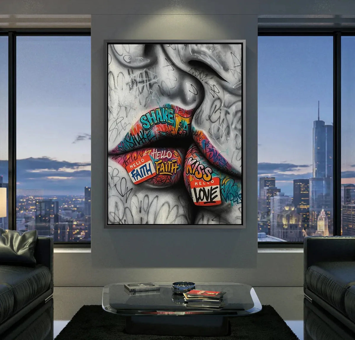 Kisses - Canvas - Jasmineart.ae