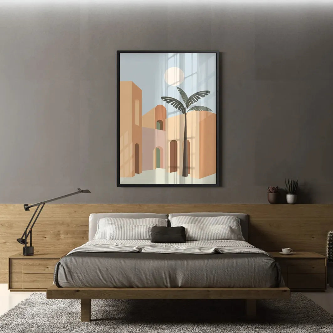 desertscape - Acrylic - Jasmineart.ae