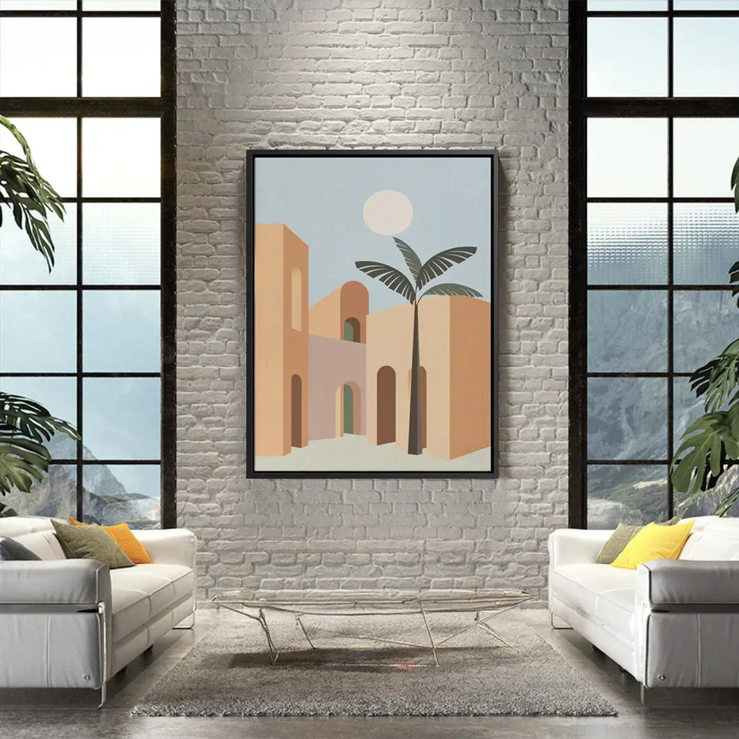 Desertscape - canvas - Jasmineart.ae
