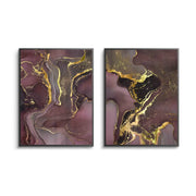 Royal Agate Set of 2 - Fine Art - Jasmineart.ae