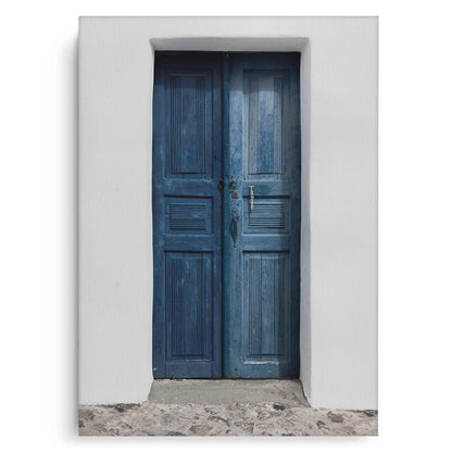 Rustic Blue Door - Canvas
