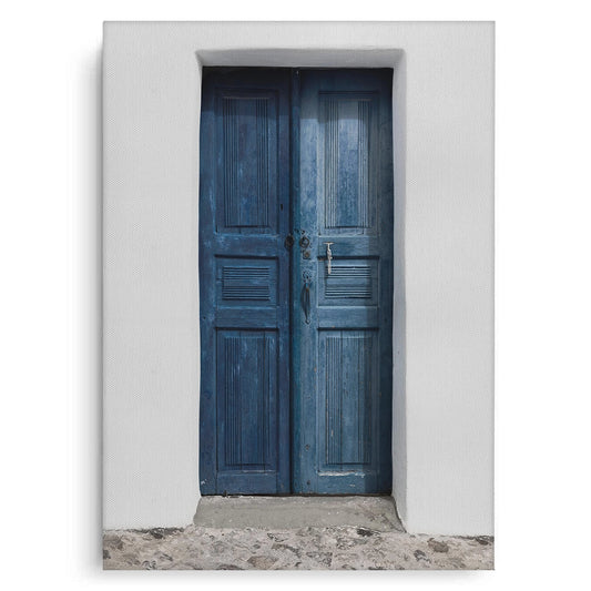 Rustic Blue Door - Canvas