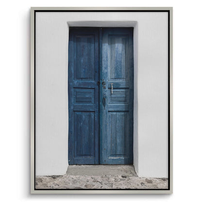 Rustic Blue Door - Canvas