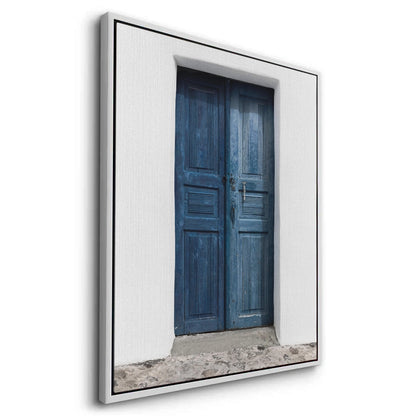 Rustic Blue Door - Canvas