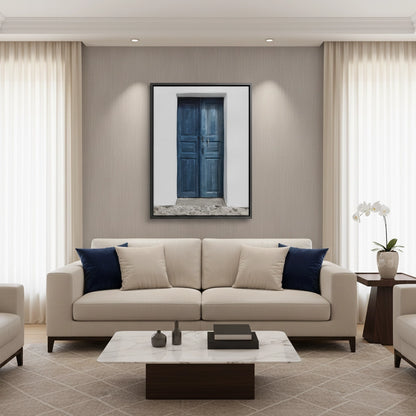 Rustic Blue Door - Canvas