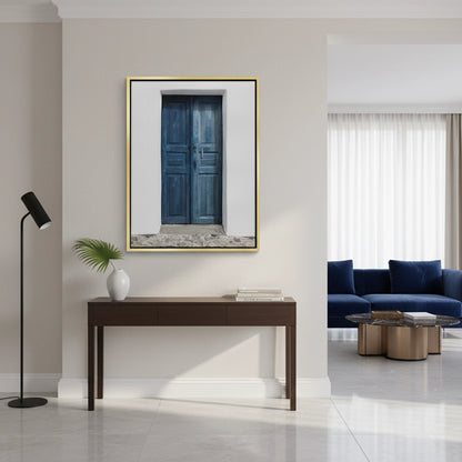 Rustic Blue Door - Canvas