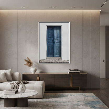 Rustic Blue Door - Canvas