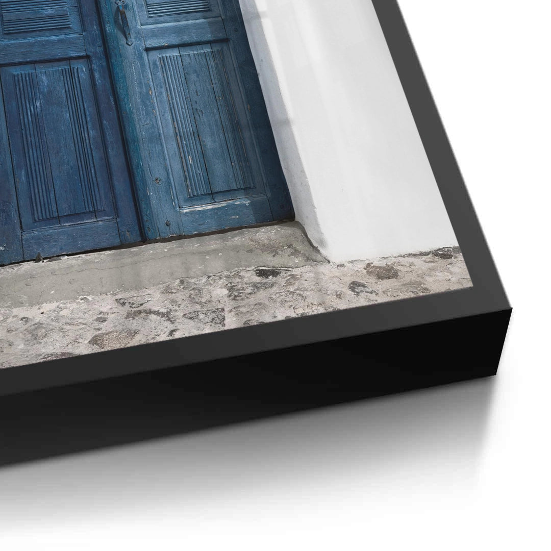 2Rustic Blue Door - Fine Art