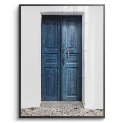 Rustic Blue Door - Fine Art