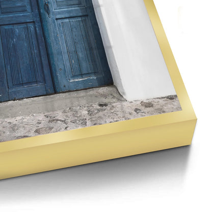 Rustic Blue Door - Fine Art