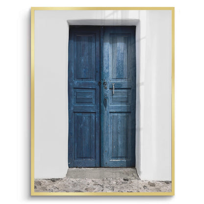 Rustic Blue Door - Fine Art