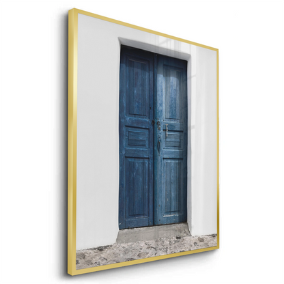 Rustic Blue Door - Fine Art