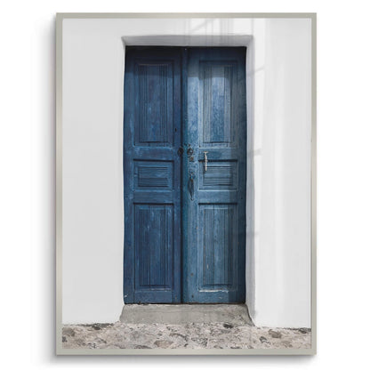 Rustic Blue Door - Fine Art
