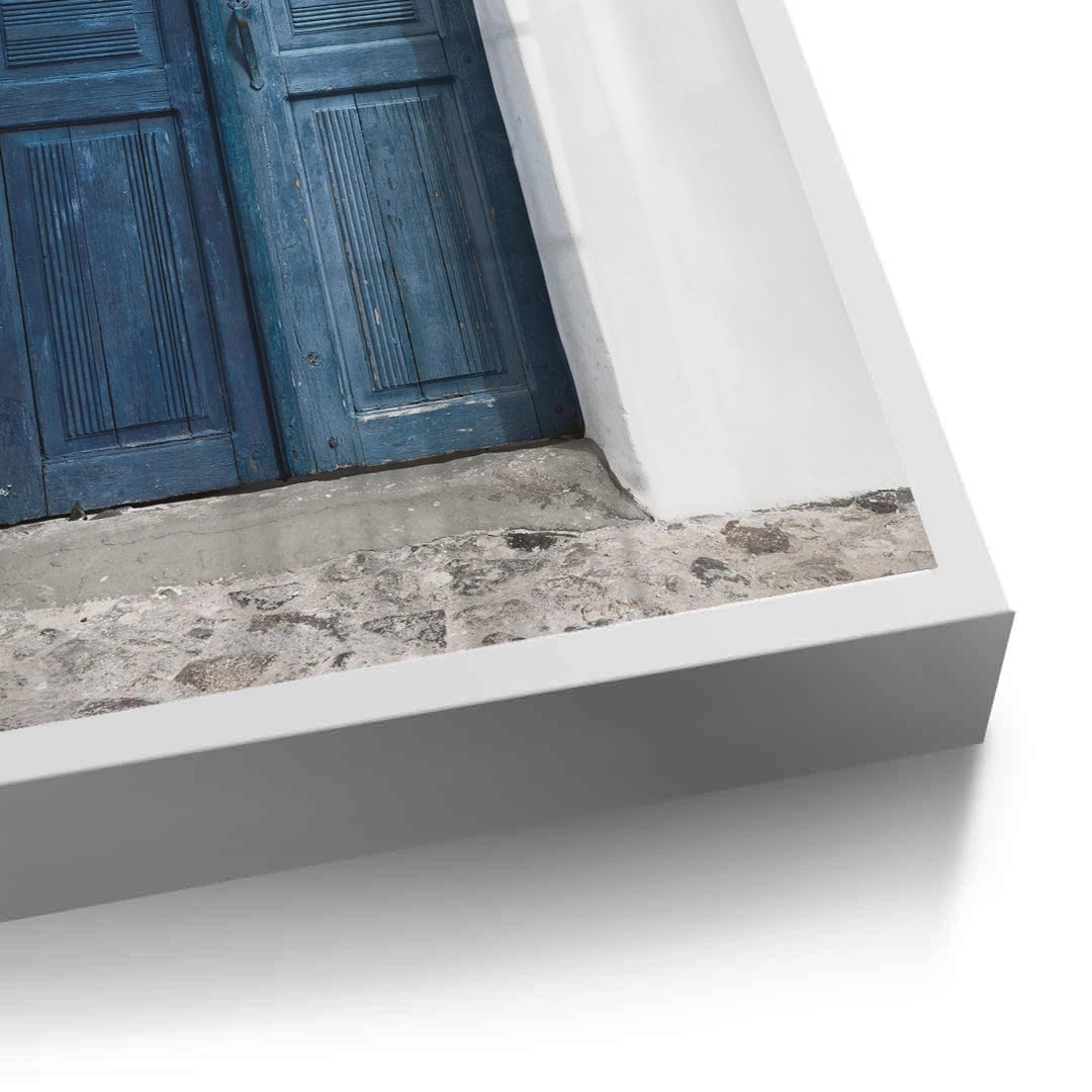 2Rustic Blue Door - Fine Art