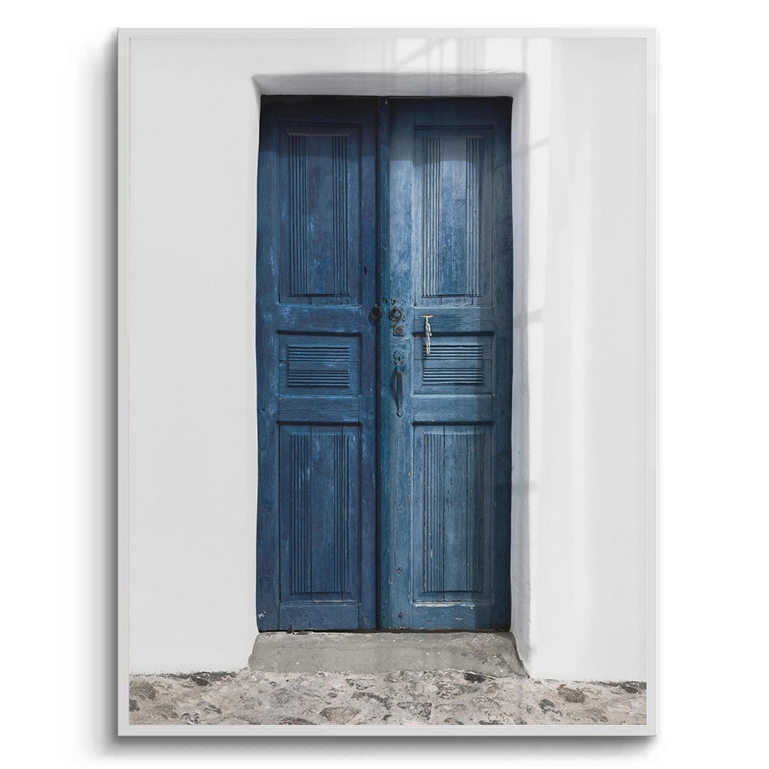 2Rustic Blue Door - Fine Art