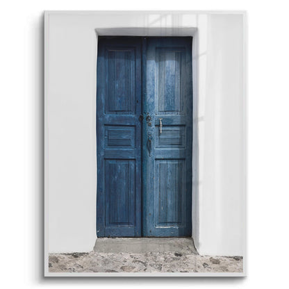 Rustic Blue Door - Fine Art