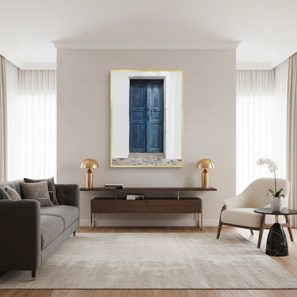 Rustic Blue Door - Fine Art