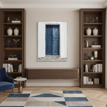 Rustic Blue Door - Fine Art