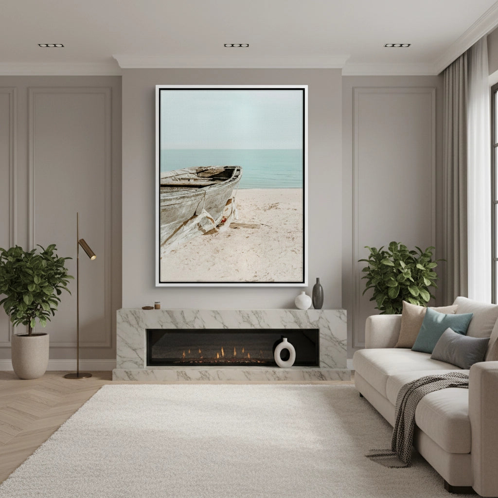 2Rustic Boat - Canvas