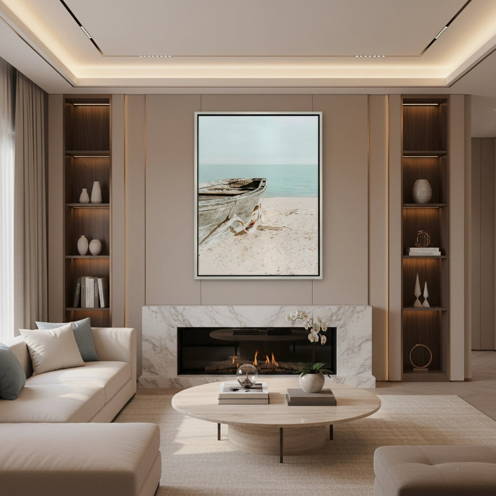 2Rustic Boat - Canvas