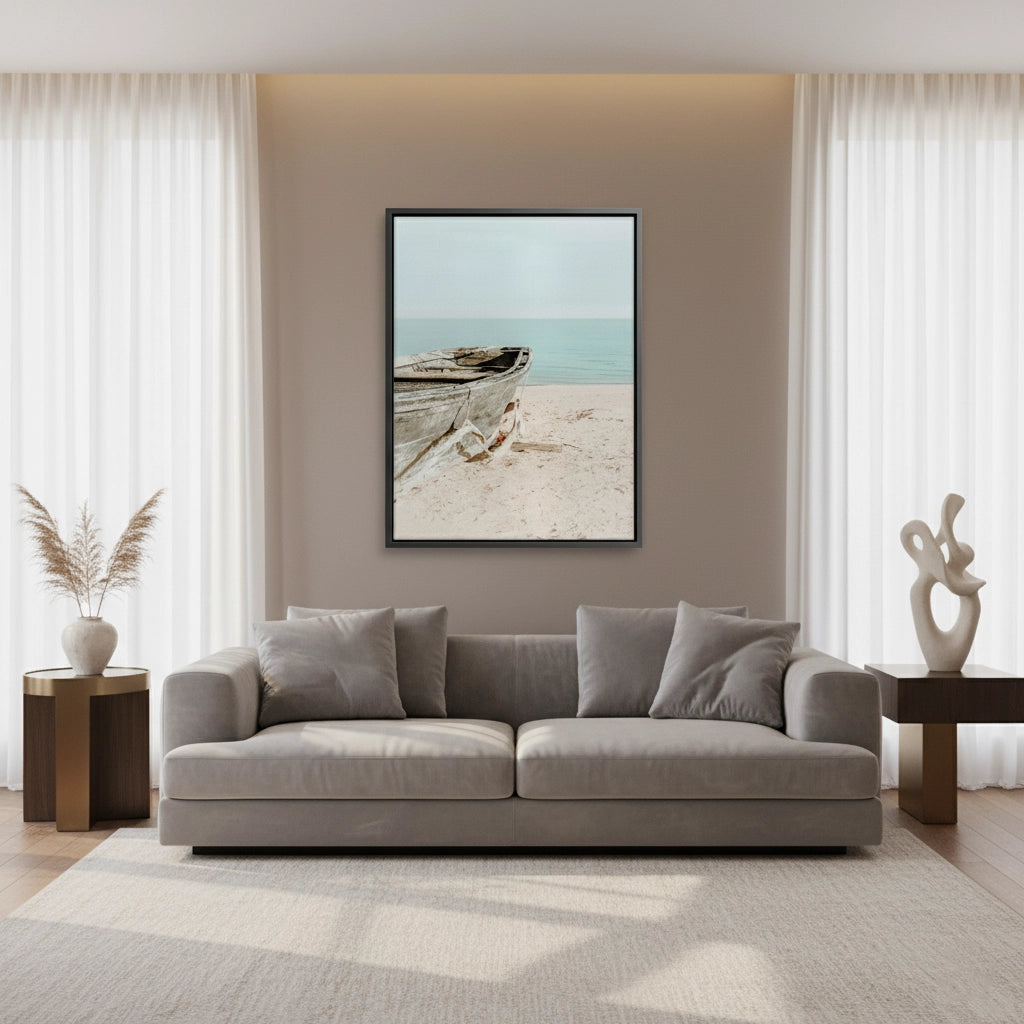 2Rustic Boat - Canvas