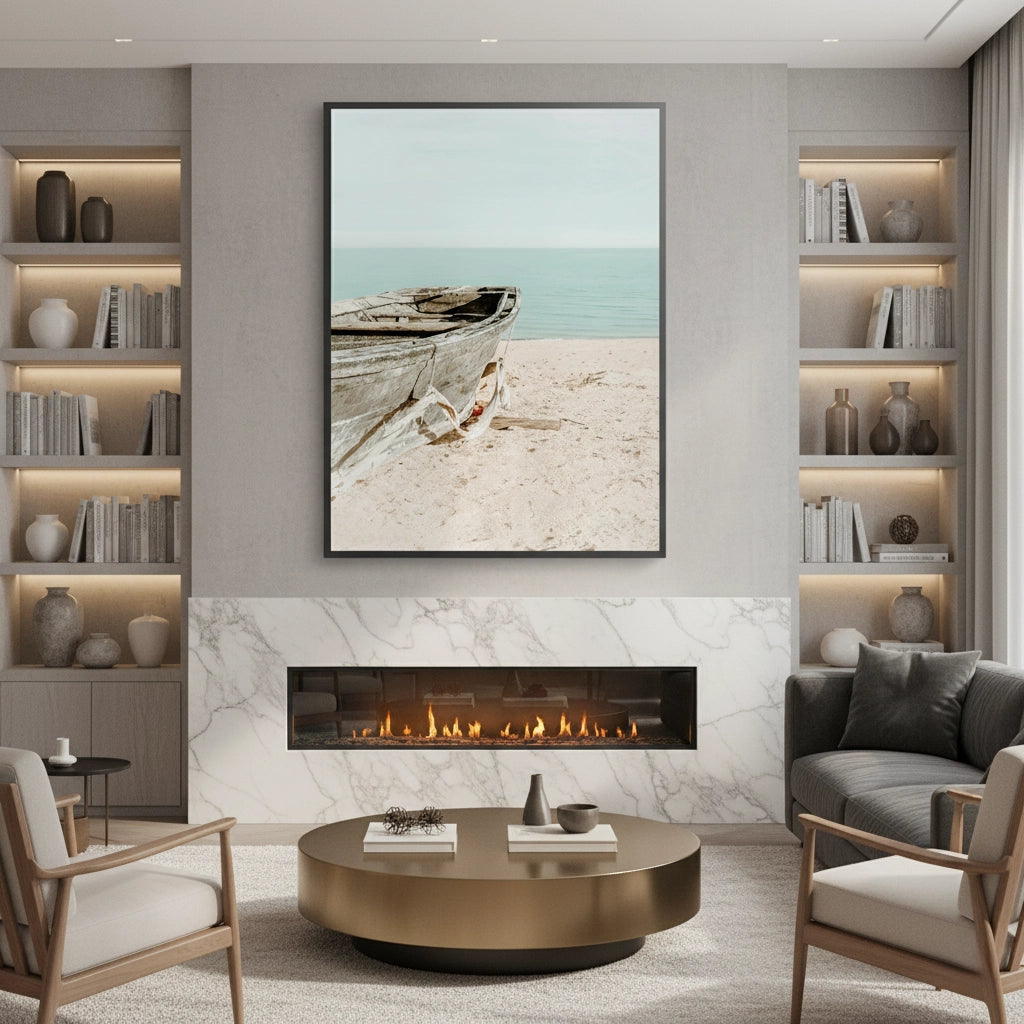 2Rustic Boat - Fine Art