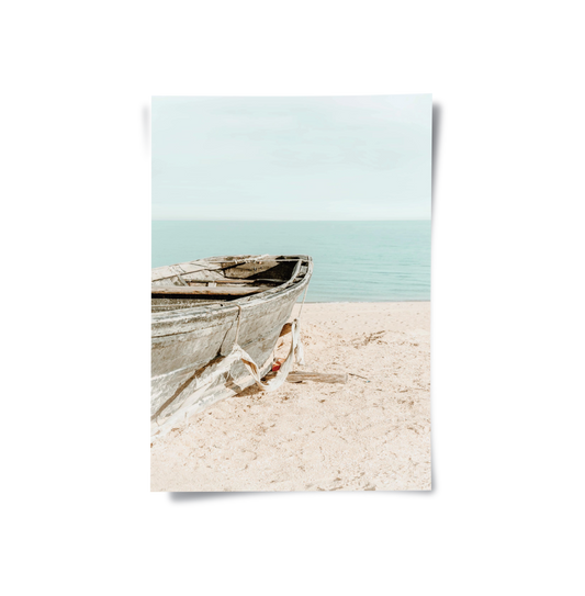 Rustic Boat - Poster