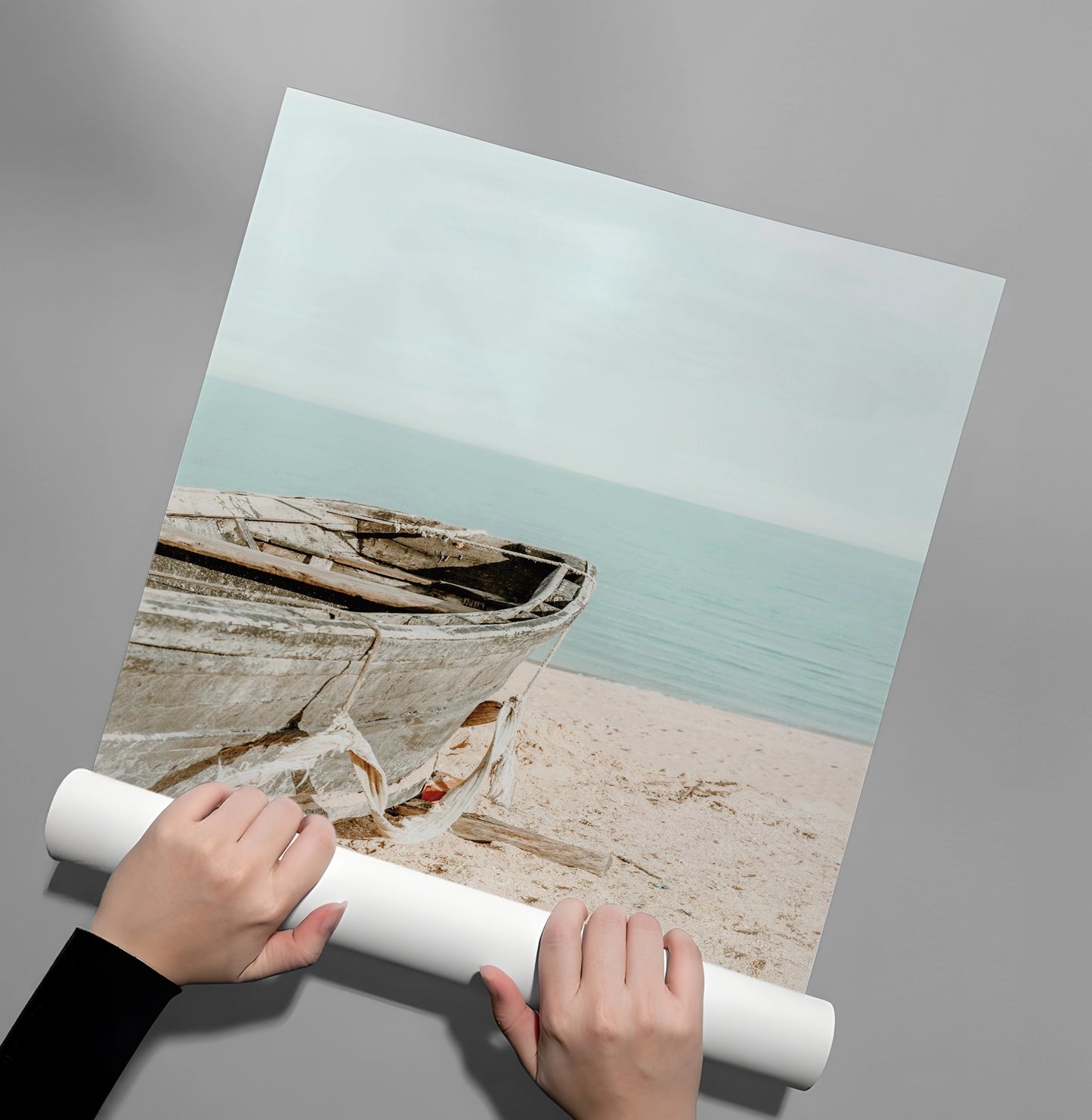 2Rustic Boat - Poster