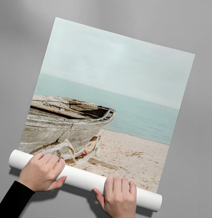 Rustic Boat - Poster