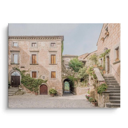 Rustic Italian Village - Canvas