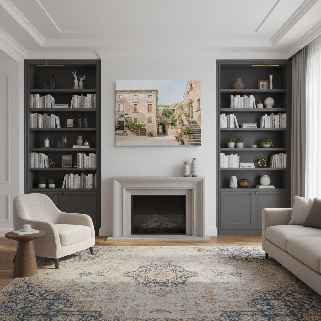 Rustic Italian Village - Canvas