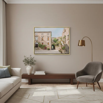 Rustic Italian Village - Canvas